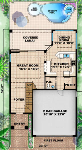Main Floor for House Plan #1018-00007