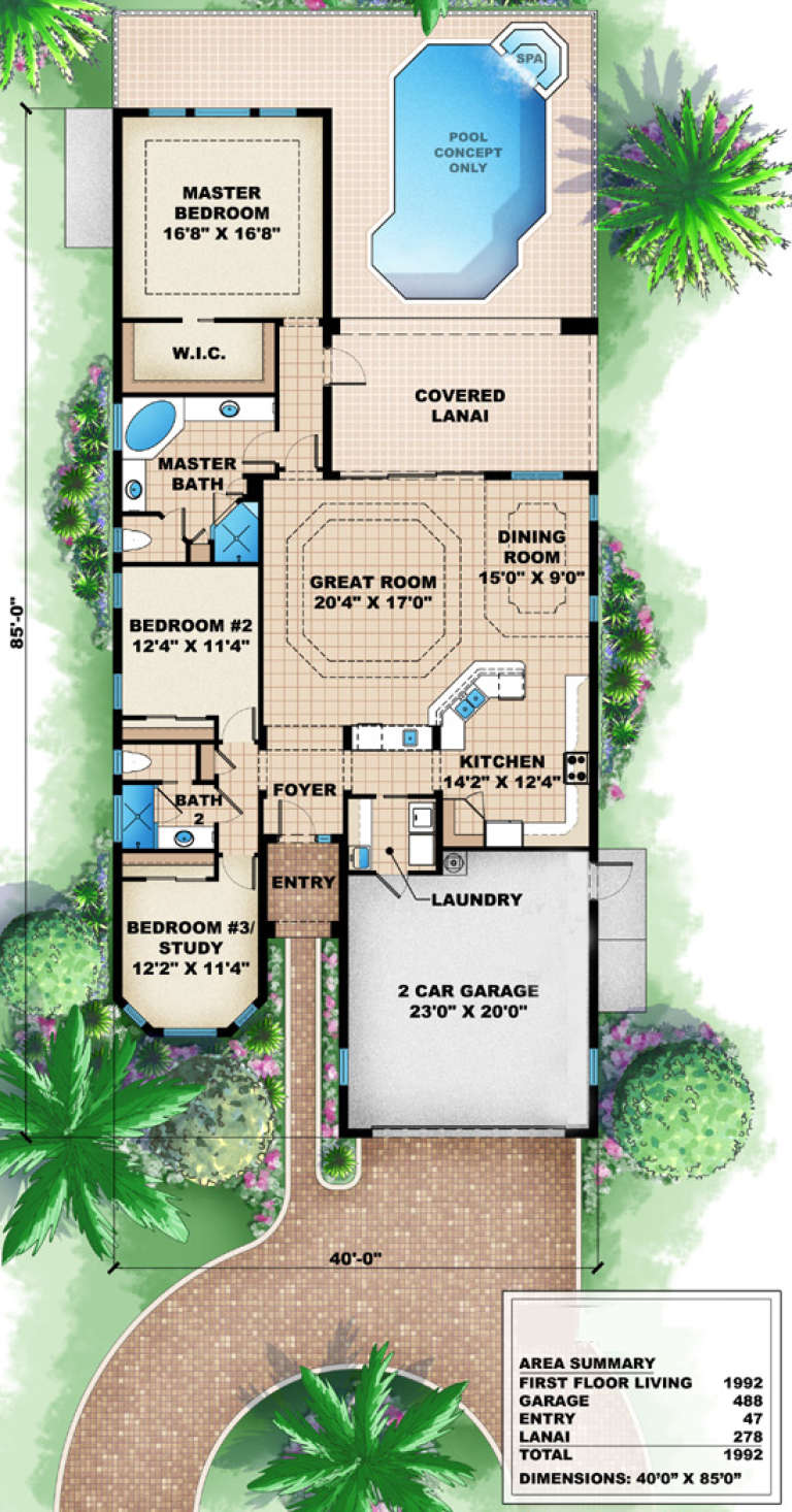 House Plan House Plan #15811 Drawing 1