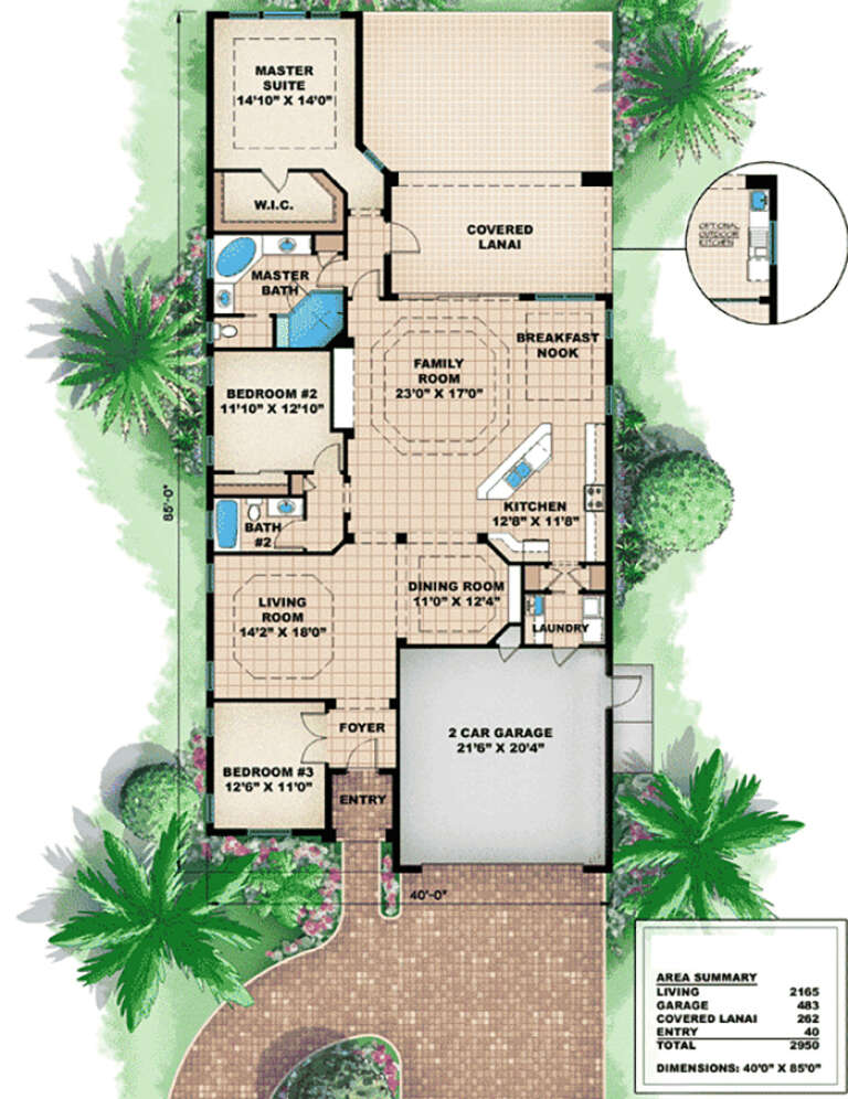 House Plan House Plan #15814 Drawing 1
