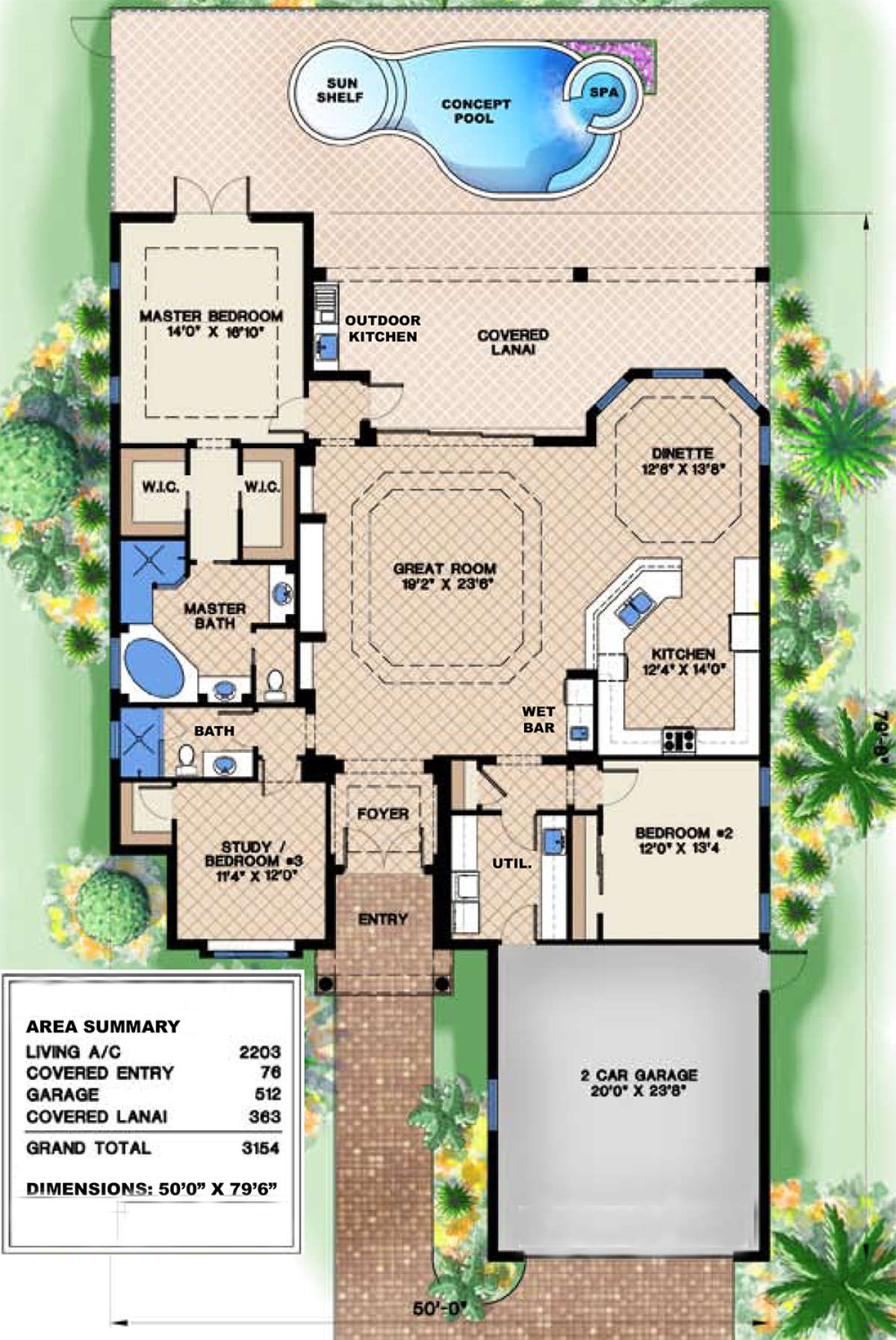 Main Floor for House Plan #1018-00012
