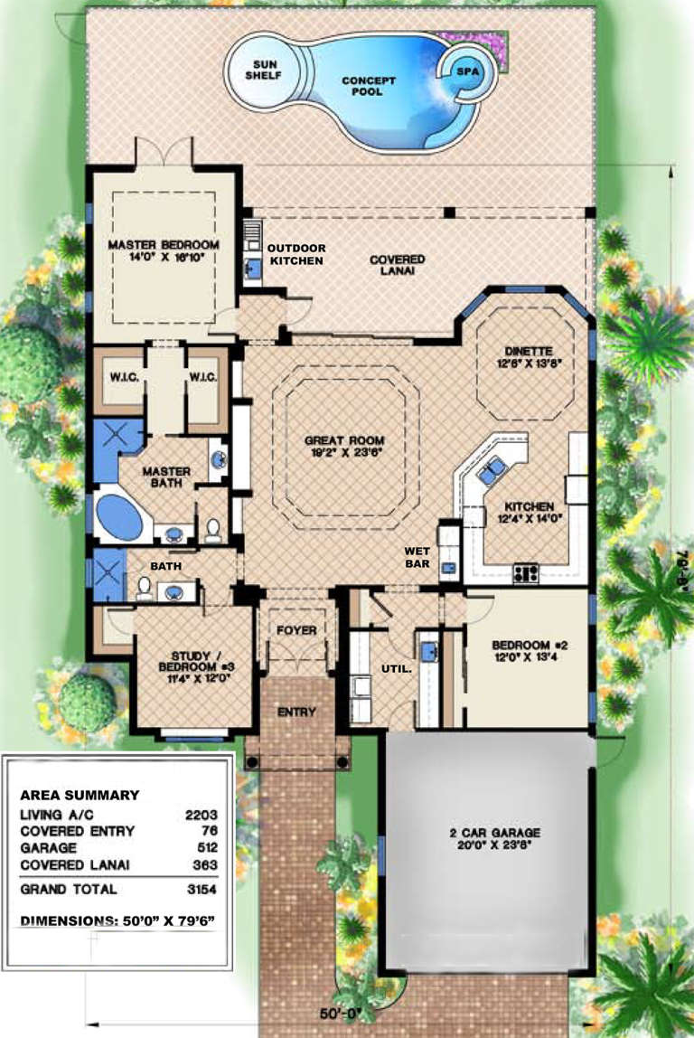 House Plan House Plan #15815 Drawing 1