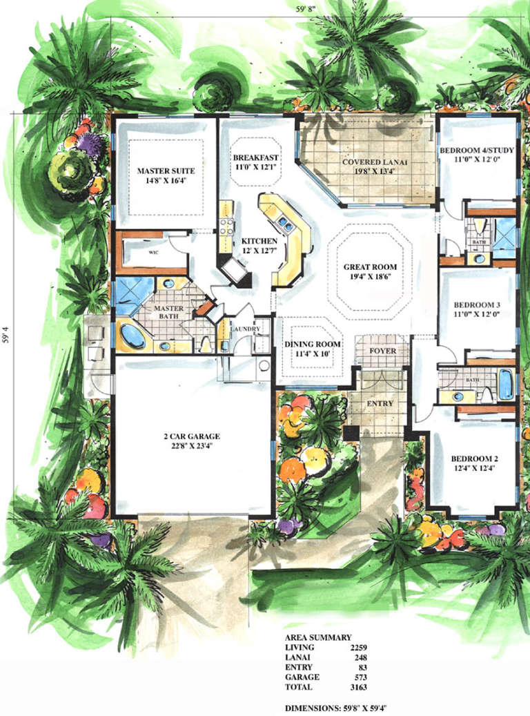 House Plan House Plan #15817 Drawing 1
