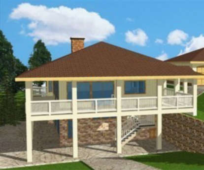 House Plan House Plan #1582 Front Elevation