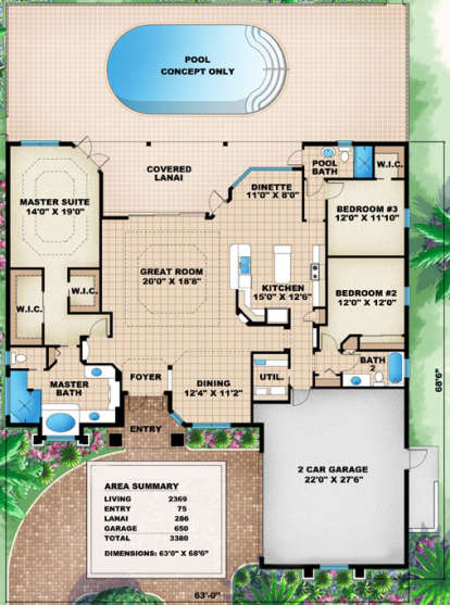Main Floor for House Plan #1018-00018