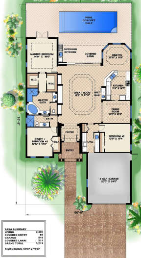 Main Floor for House Plan #1018-00021