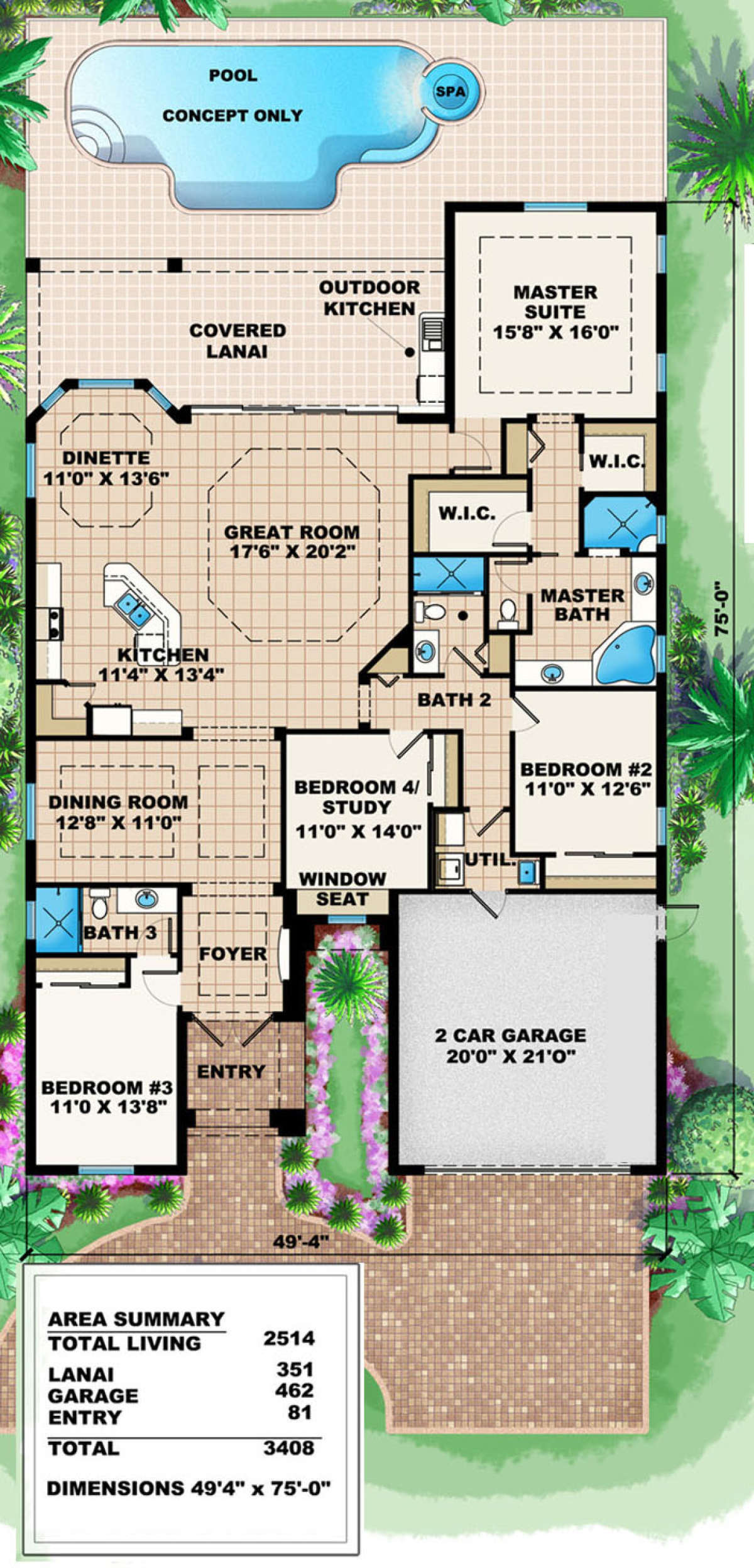 Main Floor for House Plan #1018-00024