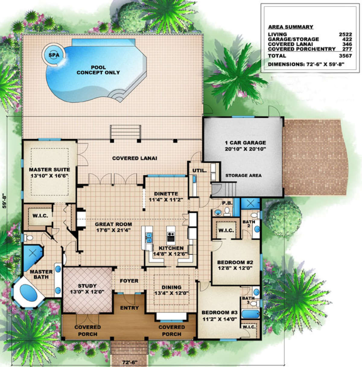 Main Floor for House Plan #1018-00025