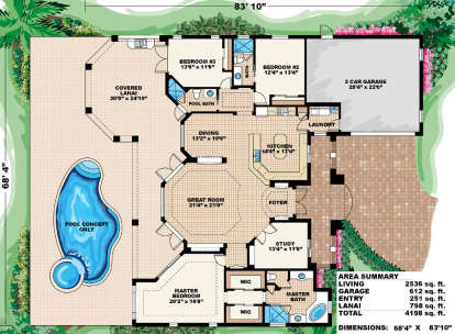 Main Floor for House Plan #1018-00026