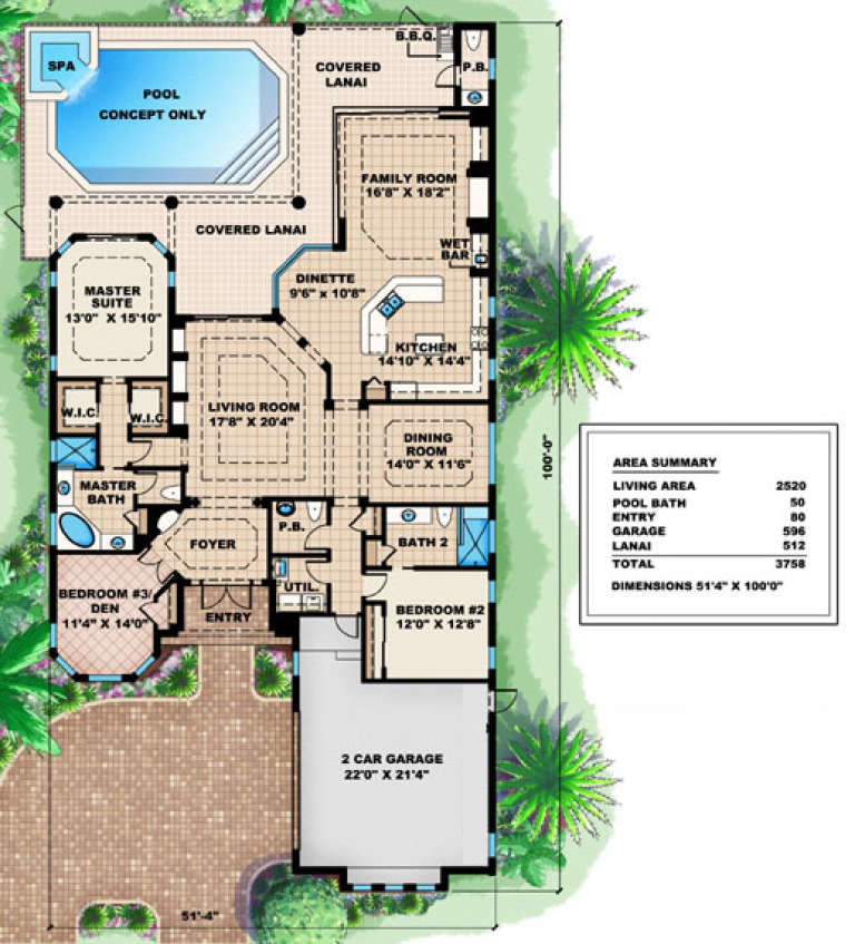 House Plan House Plan #15833 Drawing 1