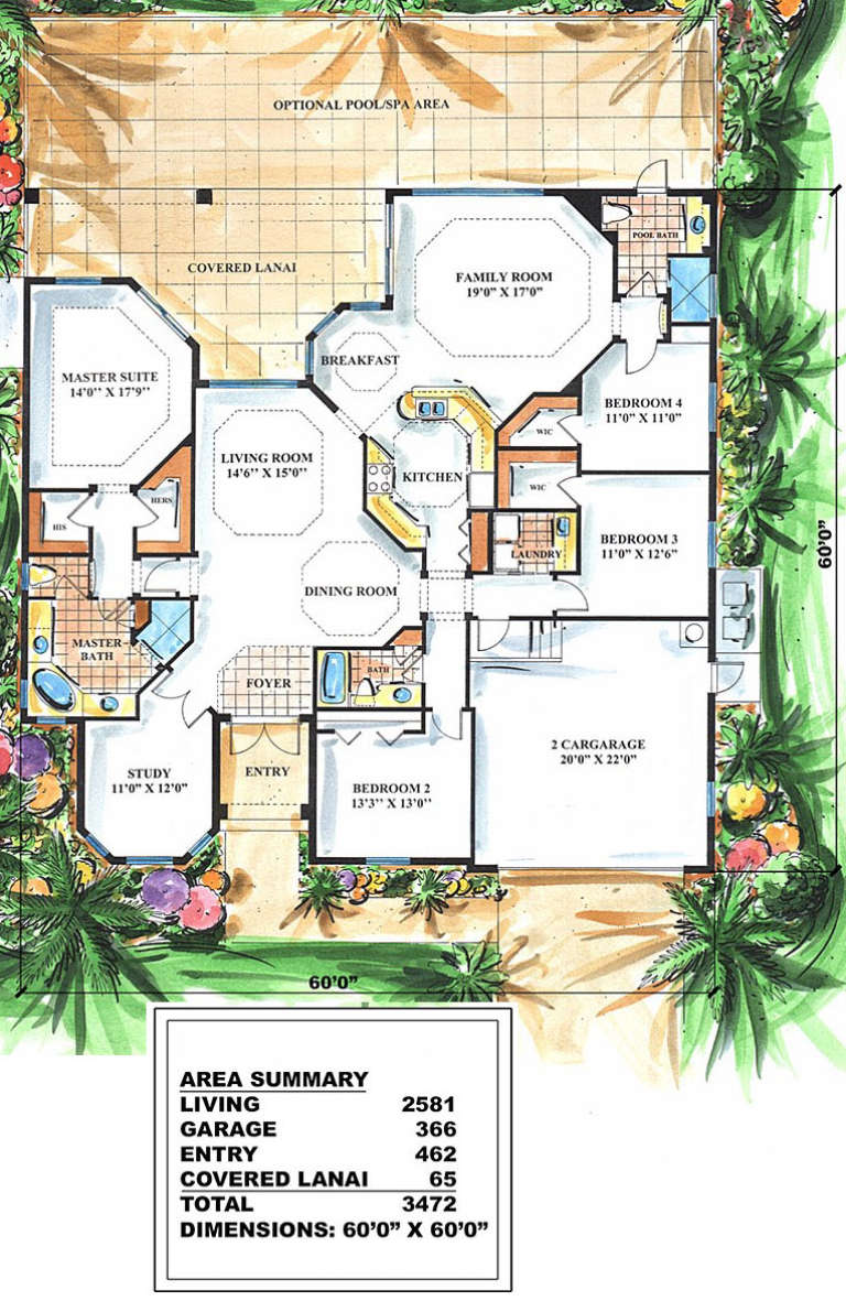 House Plan House Plan #15834 Drawing 1