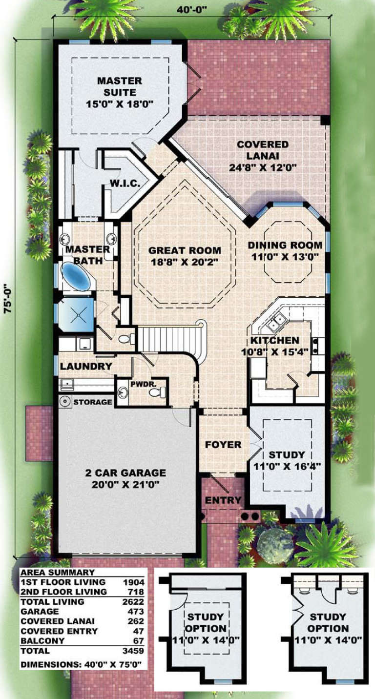 House Plan House Plan #15835 Drawing 1