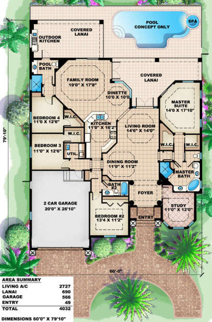 Main Floor for House Plan #1018-00035