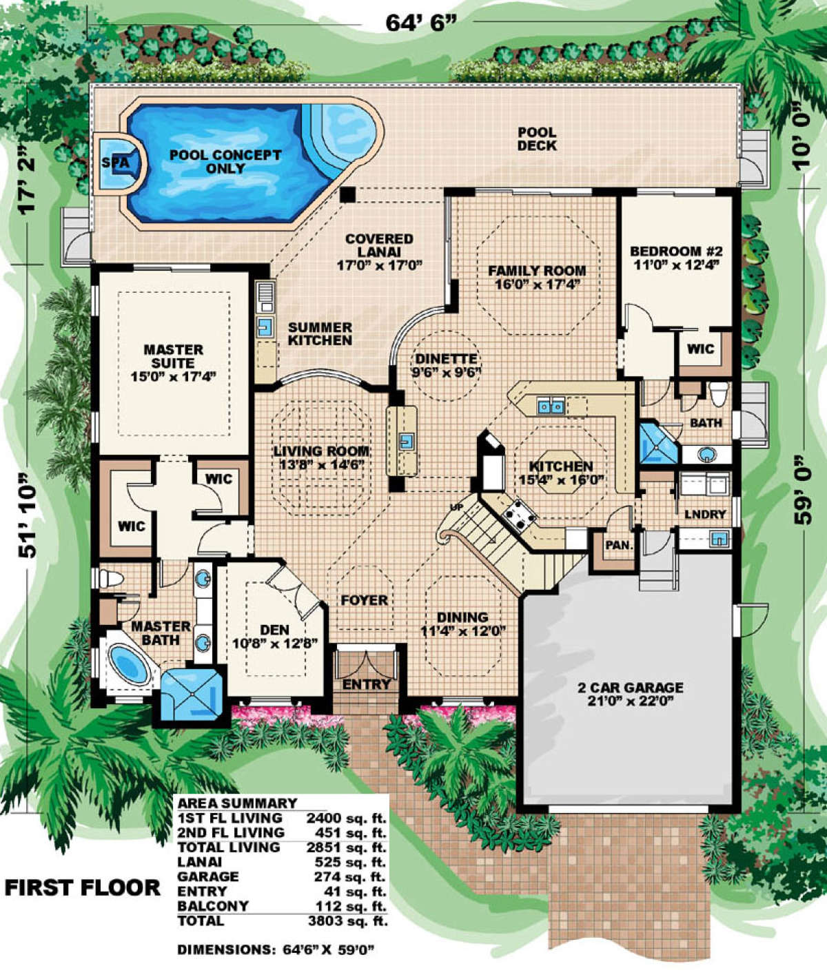 Floorplan 1 for House Plan #1018-00039