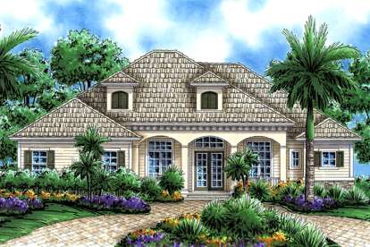 Mediterranean House Plan #1018-00041 Elevation Photo