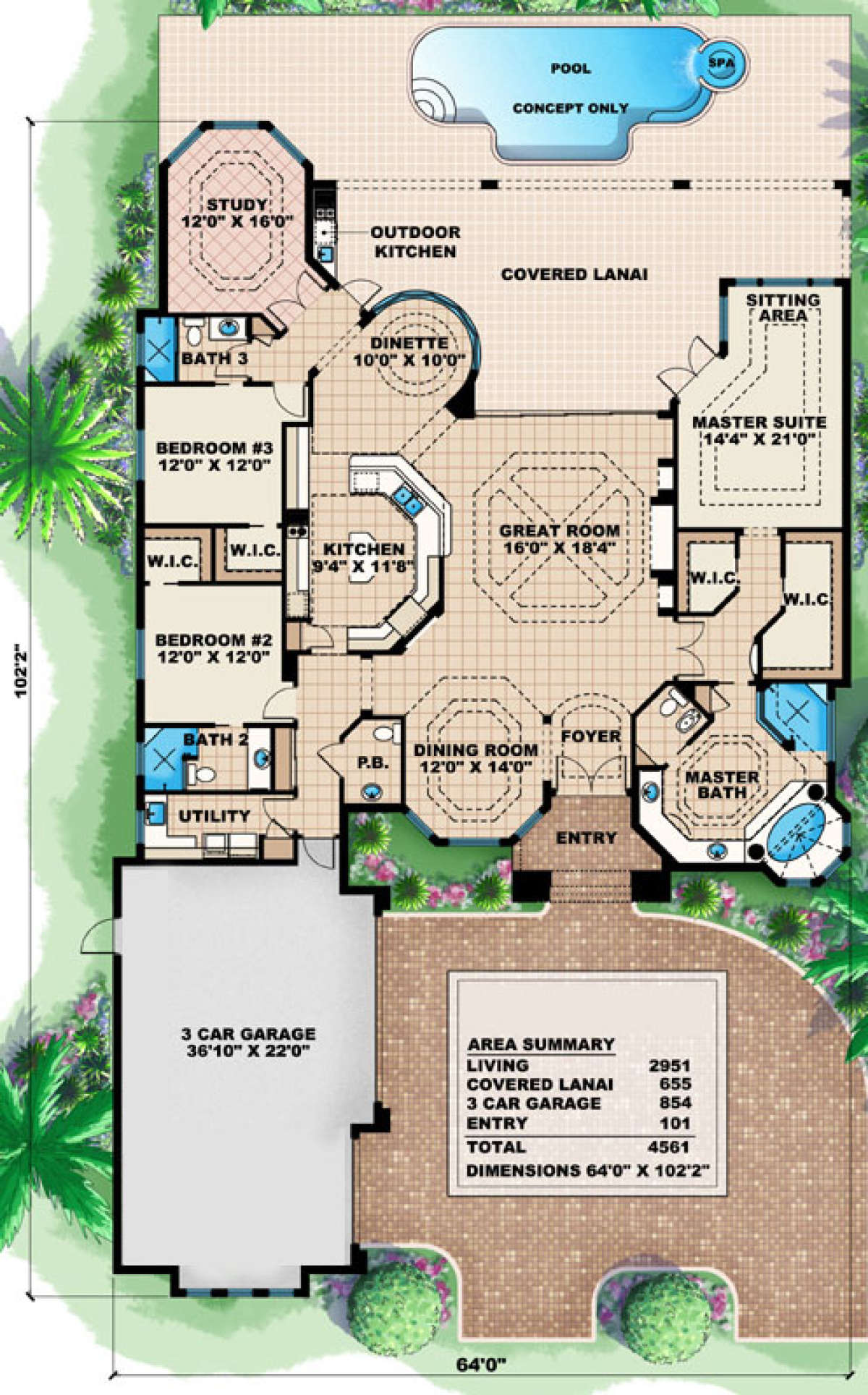 Main Floor for House Plan #1018-00046
