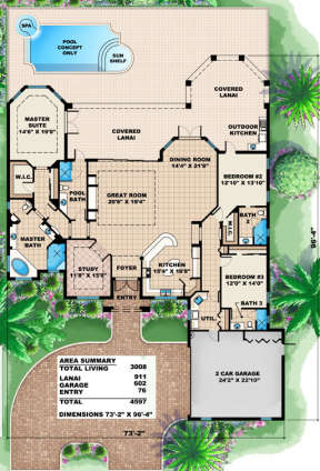 Main Floor for House Plan #1018-00048