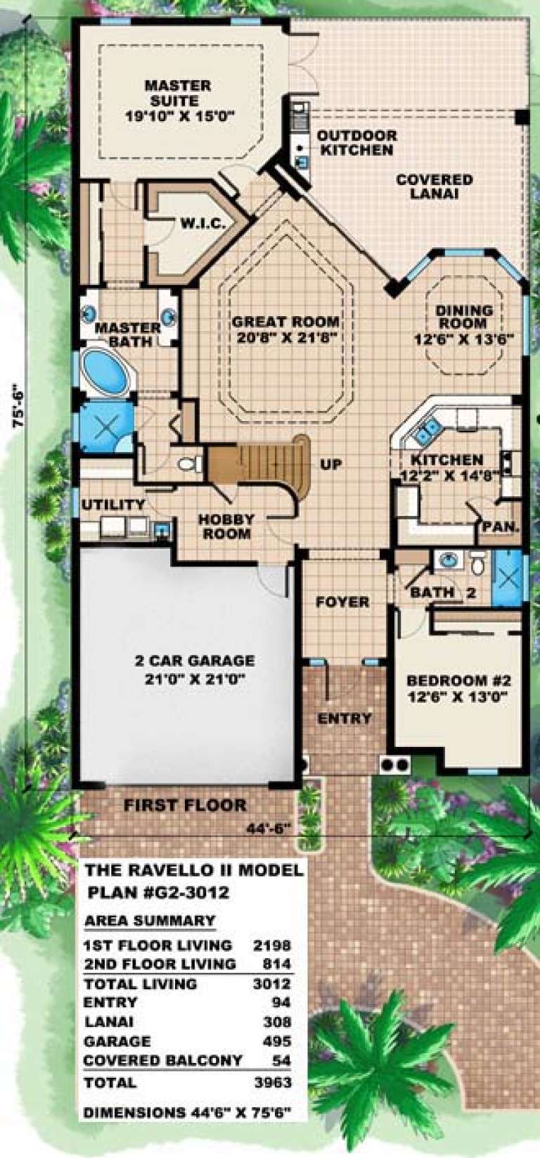 House Plan House Plan #15852 Drawing 1