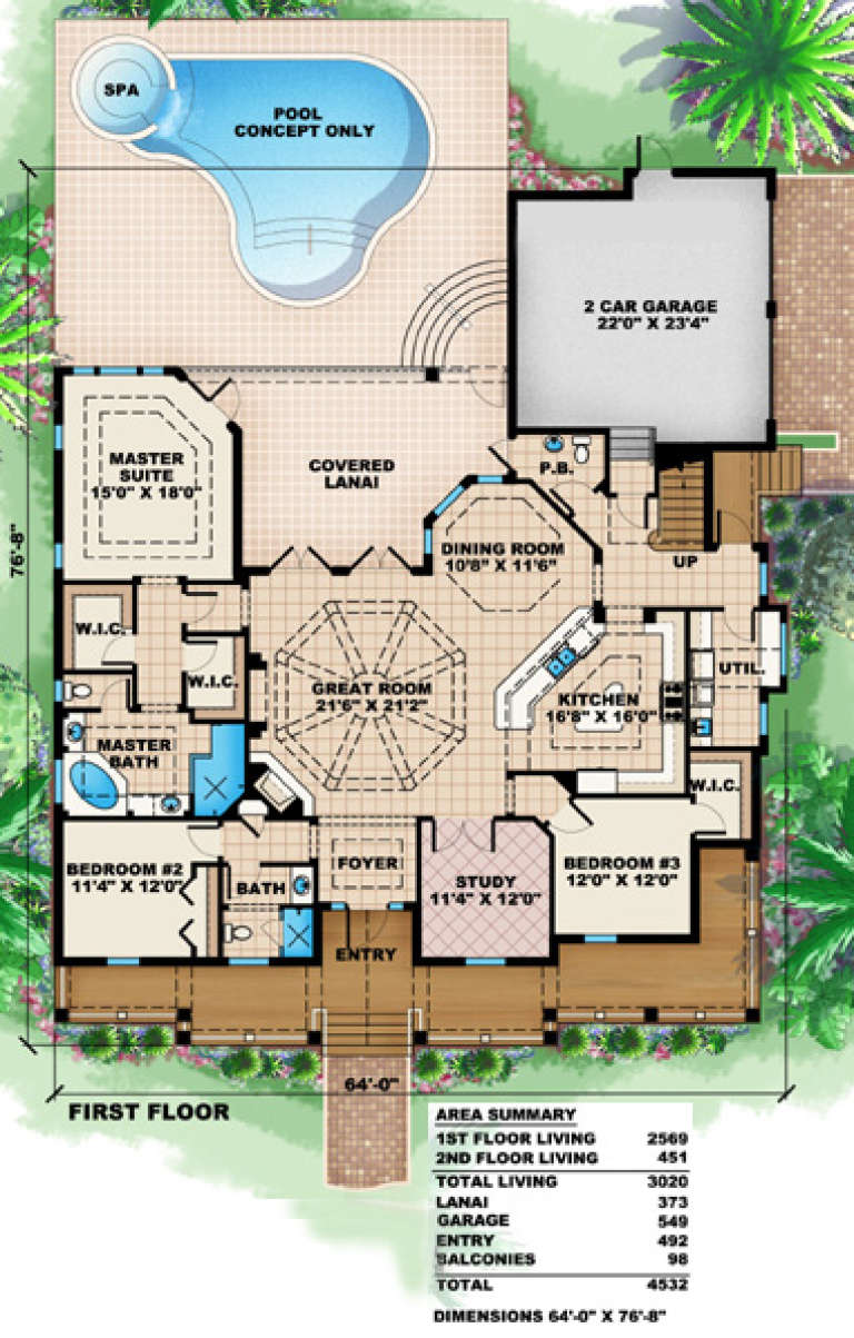 House Plan House Plan #15853 Drawing 1