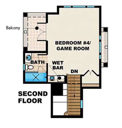 Floorplan 2 for House Plan #1018-00050