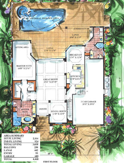 Main Floor for House Plan #1018-00051