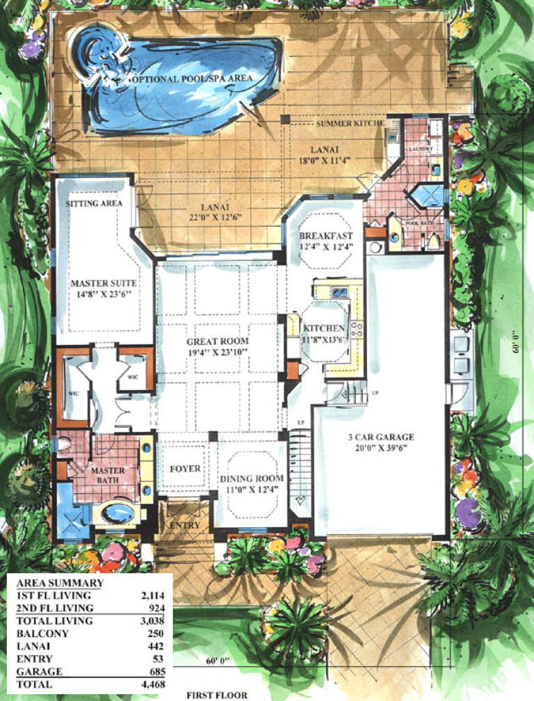 House Plan House Plan #15854 Drawing 1