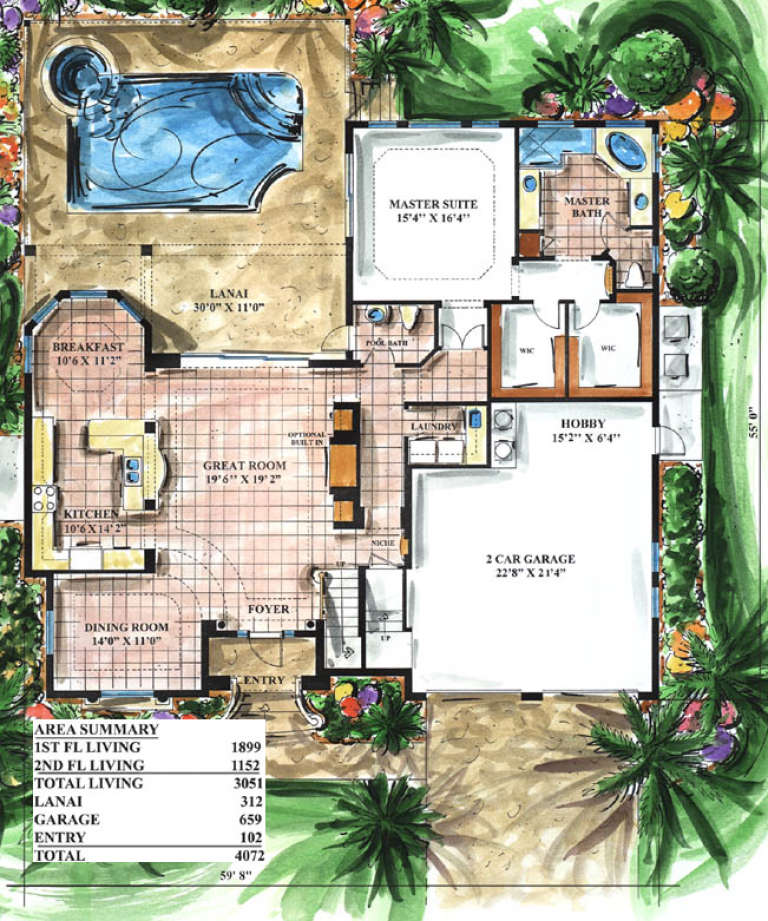 House Plan House Plan #15856 Drawing 1