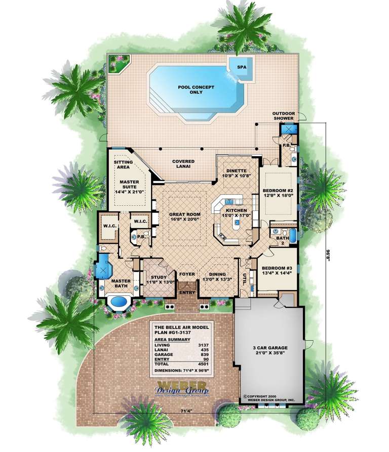 House Plan House Plan #15861 Drawing 1