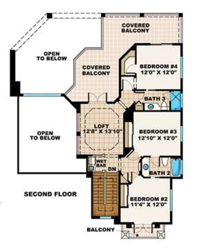 Floorplan 2 for House Plan #1018-00063