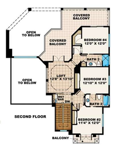 House Plan House Plan #15866 Drawing 2