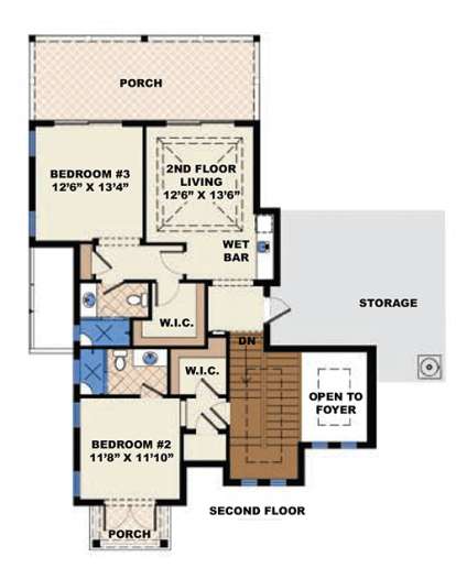 Floorplan 2 for House Plan #1018-00067