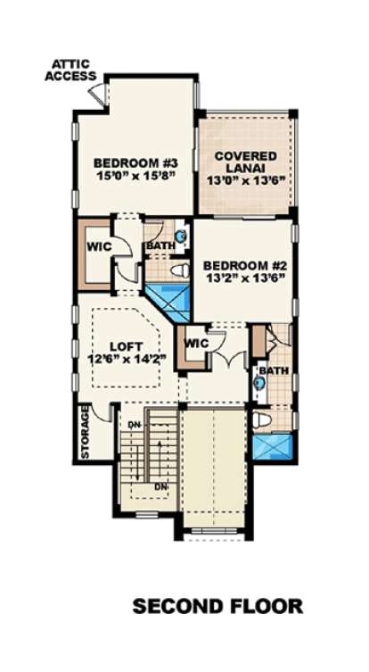 Floorplan 2 for House Plan #1018-00071