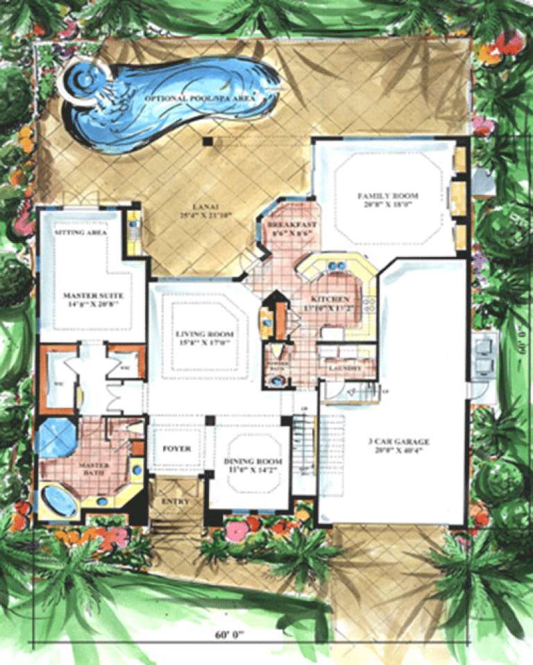 House Plan House Plan #15877 Drawing 1