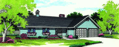 Traditional House Plan #048-00044 Elevation Photo