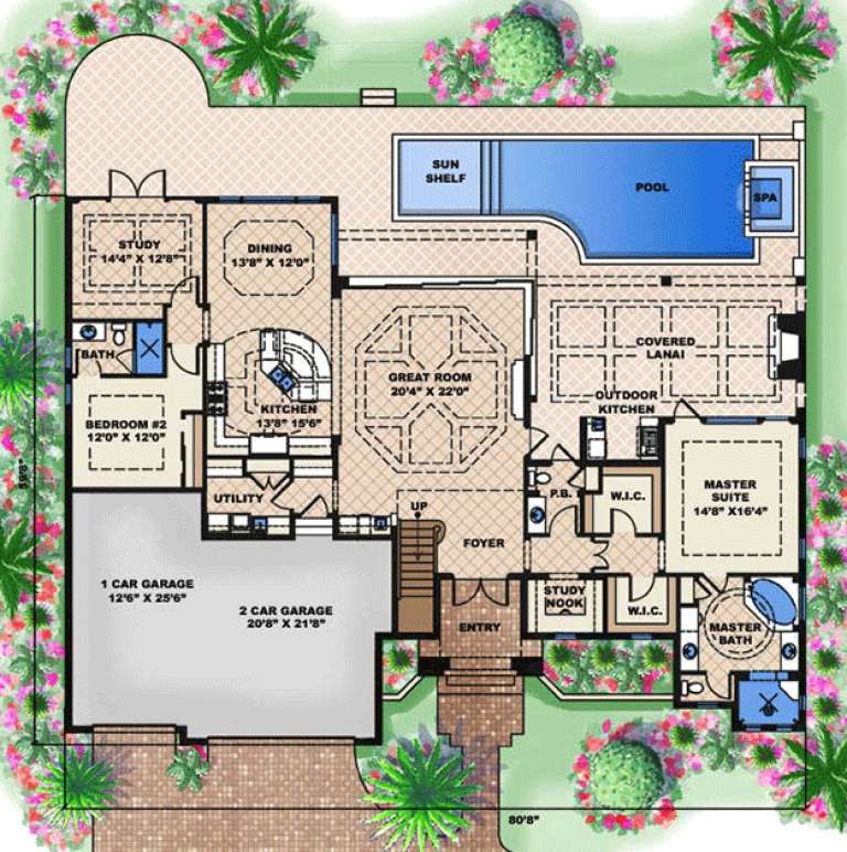 House Plan House Plan #15882 Drawing 1