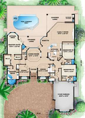 Floorplan 1 for House Plan #1018-00081