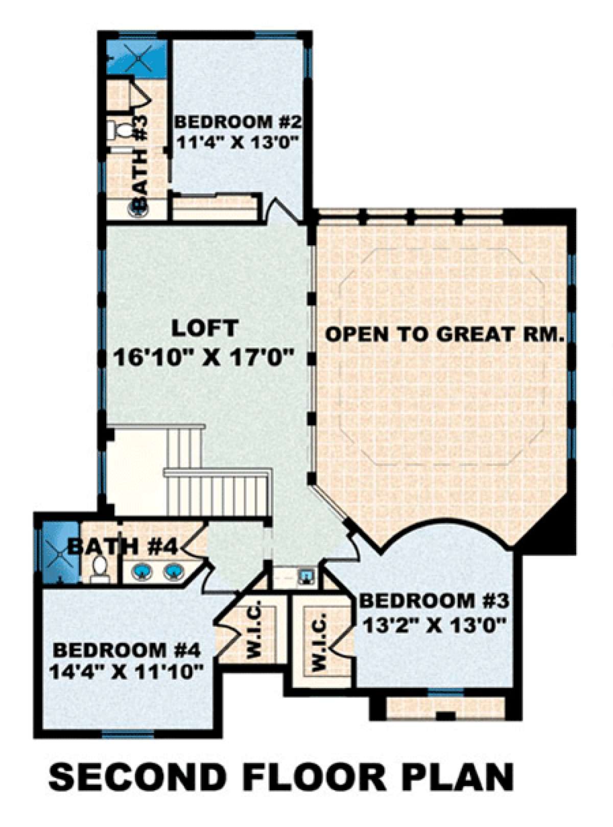 Floorplan 2 for House Plan #1018-00082