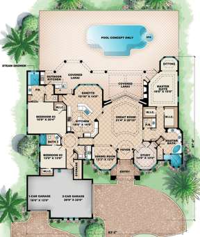 Floorplan 1 for House Plan #1018-00083