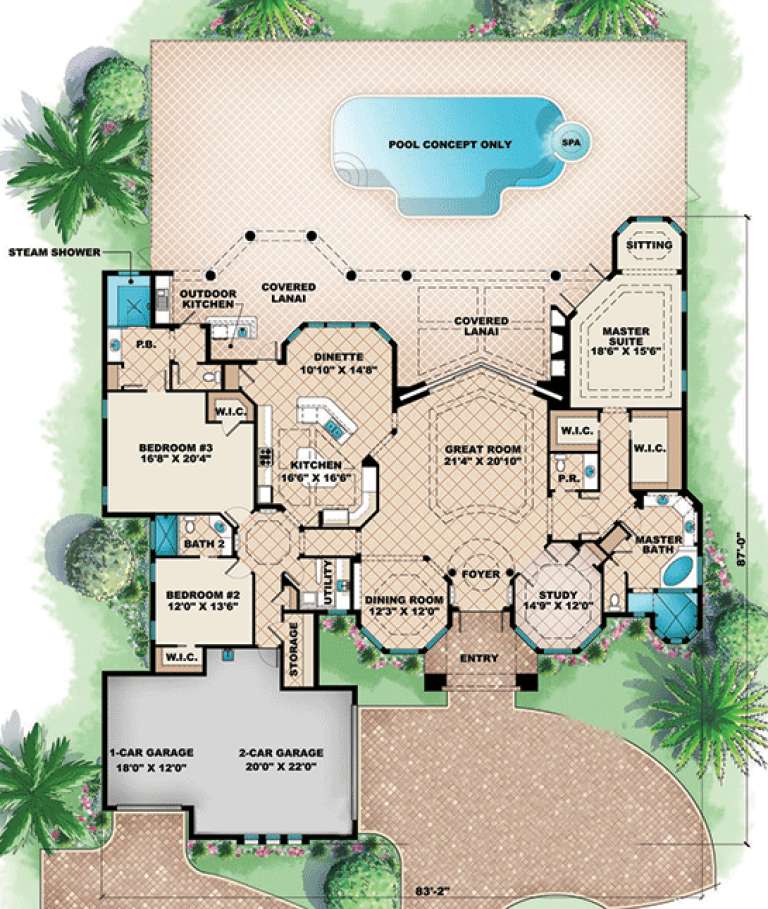 House Plan House Plan #15888 Drawing 1