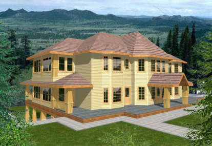 Northwest House Plan #039-00281 Elevation Photo