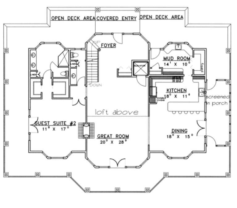 House Plan House Plan #1589 Drawing 2