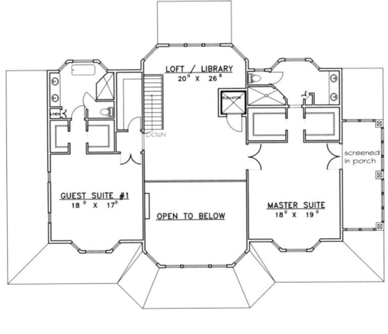 House Plan House Plan #1589 Drawing 3