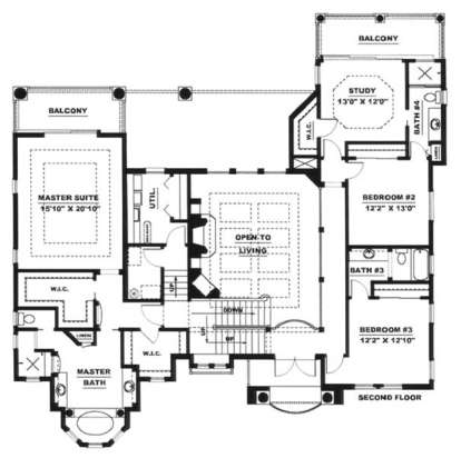 Floorplan 2 for House Plan #1018-00086