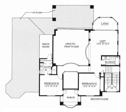 Floorplan 2 for House Plan #1018-00087