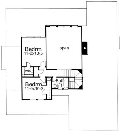 Second Floor for House Plan #9401-00026