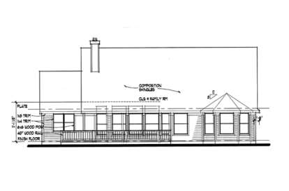 Traditional House Plan #9401-00027 Elevation Photo