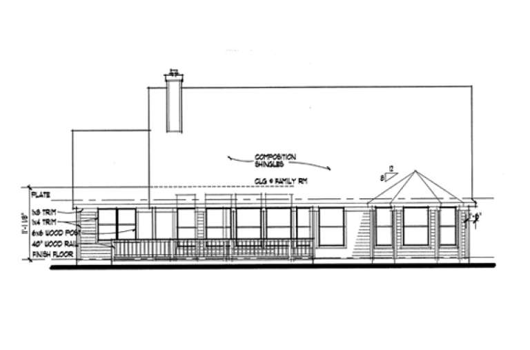 Traditional House Plan #9401-00027 Elevation Photo