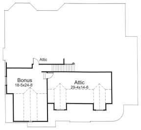 Bonus Room for House Plan #9401-00027