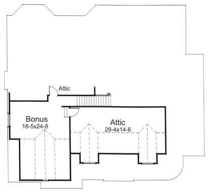 Bonus Room for House Plan #9401-00027