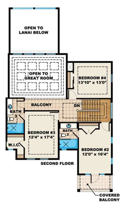 Floorplan 2 for House Plan #1018-00091