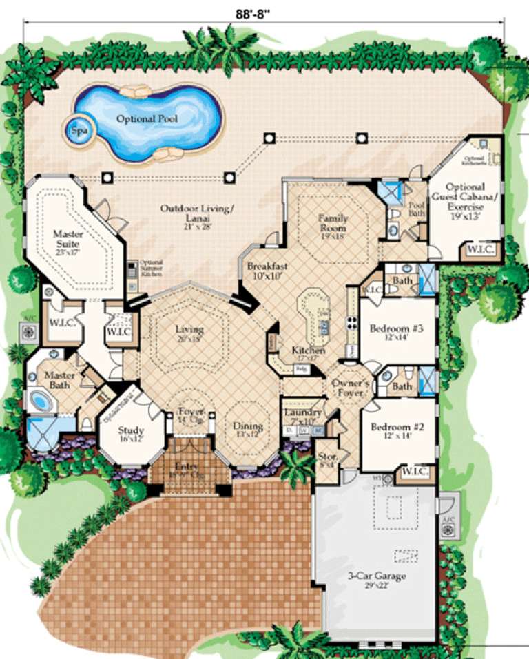 House Plan House Plan #15901 Drawing 1